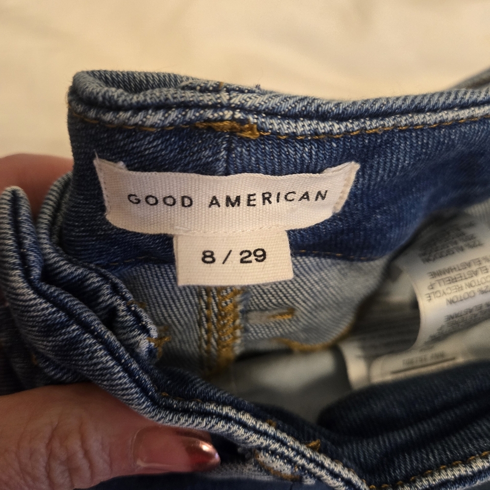 GOOD LEGS CROP NATURAL FRAY | BLUE836 / 8 - Picture 3 of 5
